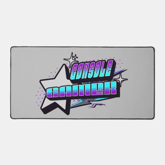 CONSOLE GAMER Y2K-STIJL BUREAUMAT (Voorkant)