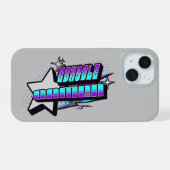 CONSOLE GAMER Y2K-STIJL iPhone 15 CASE (Achterkant horizontaal)