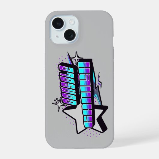 CONSOLE GAMER Y2K-STIJL iPhone 15 CASE (Achterkant)