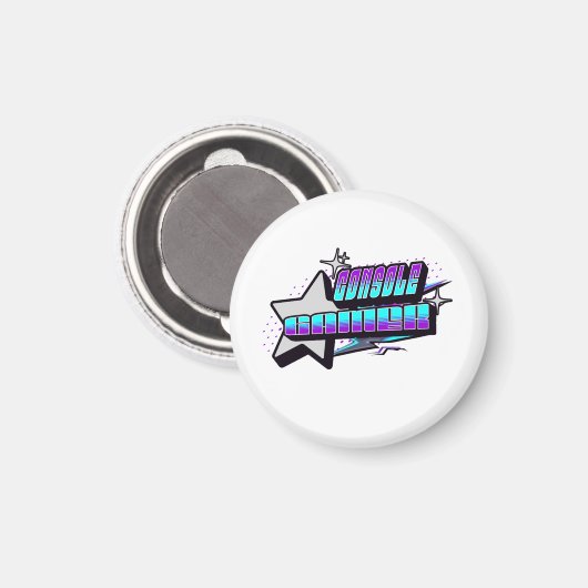 CONSOLE GAMER Y2K-STIJL MAGNEET (Voorkant / Achterkant)