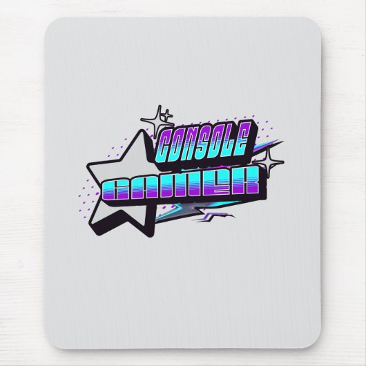 CONSOLE GAMER Y2K-STIJL MUISMAT (Voorkant)