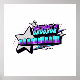 CONSOLE GAMER Y2K-STIJL POSTER