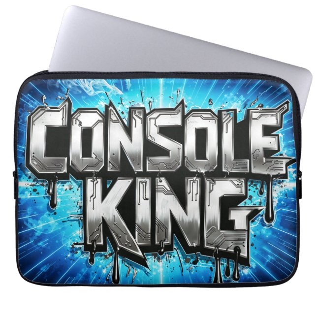 Console King Laptop Sleeve (Voorkant)