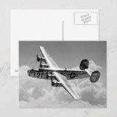 Consolidated B-24 Liberator Briefkaart (Voorkant / Achterkant)
