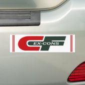 Consolidated Freightways Voormalige Medewerker Sti Bumpersticker (Op auto)