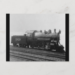 Consolidatie 2-8-0 stoomengineTreinverplaatsing Briefkaart