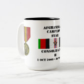 Consolidatie II / CAMPAGNE-STER Tweekleurige Koffiemok (Voorkant links)