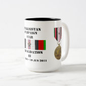 Consolidation III / CAMPAIGN STAR Tweekleurige Koffiemok (Voorkant rechts)