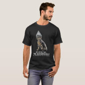 Conspiracy Cat Tin Foil Hat Governmen Men T-shirt (Voorkant volledig)