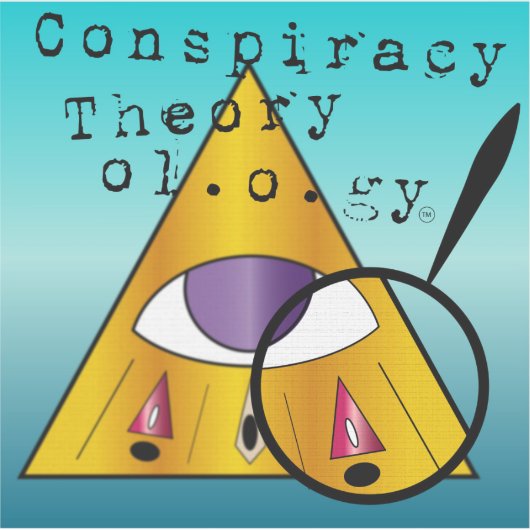 Conspiracy Theoryology Logo Sticker (Voorkant)