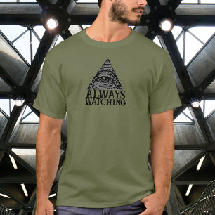 Conspiratie Altijd in de gaten houden T-shirt