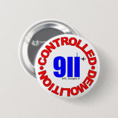 CONSPIRATISCHE BUTTON (Voorkant /achterkant)