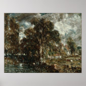 Constable - Aan de rivier de Stour Poster (Voorkant)