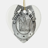 Constable Badge Keramisch Ornament (Rechts)