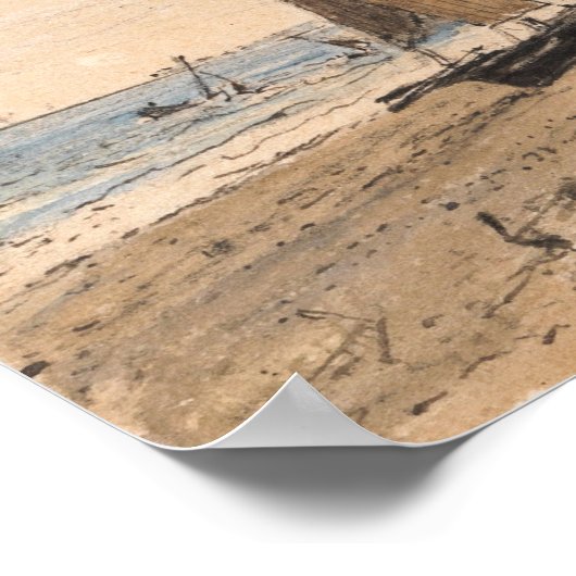 Constable - Brighton Beach Poster (Hoek)