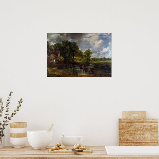 Constable - De hooioogst 1821 Poster (Keuken)