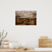 Constable - De opening van de Waterloo Bridge Poster (Keuken)