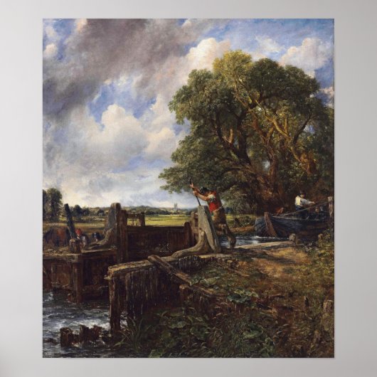 Constable - de sluis poster (Voorkant)