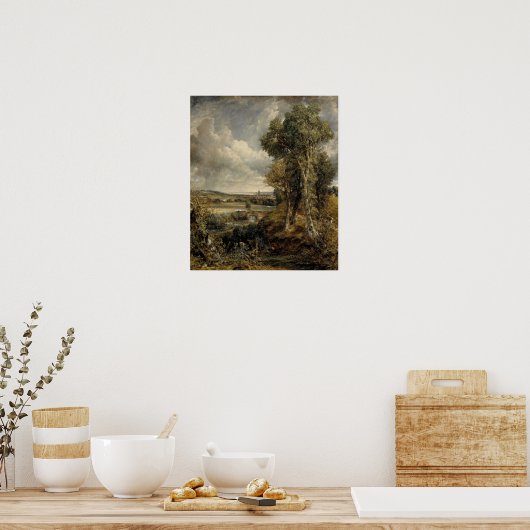 Constable - de waarde van Dedham Poster (Keuken)