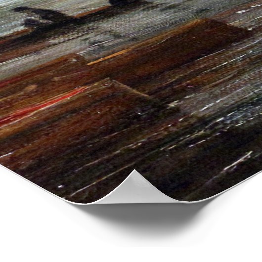 Constable - De Waterloorbrug 1820 Poster (Hoek)