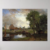 Constable - Dedham Lock and Mill 1820 Poster (Voorkant)