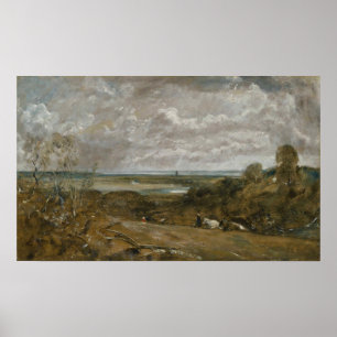 Constable - Dedham uit Langham Poster