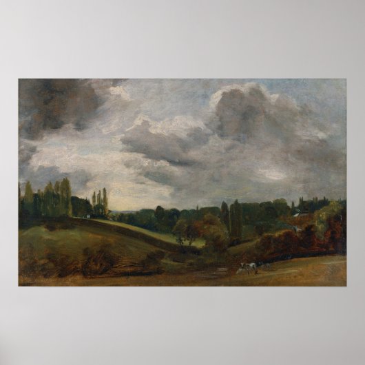 Constable - East Bergholt Poster (Voorkant)