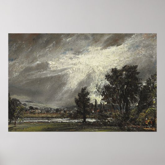 Constable - Een gezicht op Salisbury Poster (Voorkant)