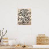 Constable - Een grote eikenboom 1801 Poster (Keuken)