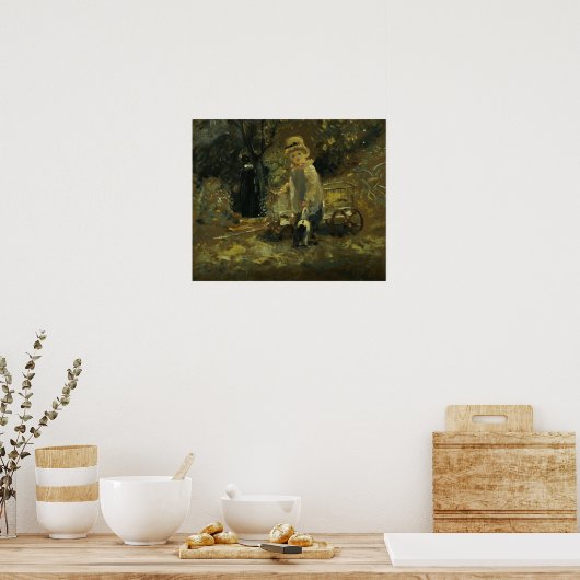 Constable - een jongen met een Speelgoed-hart Poster (Keuken)