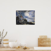 Constable - Een molen bij Colchester Poster (Keuken)