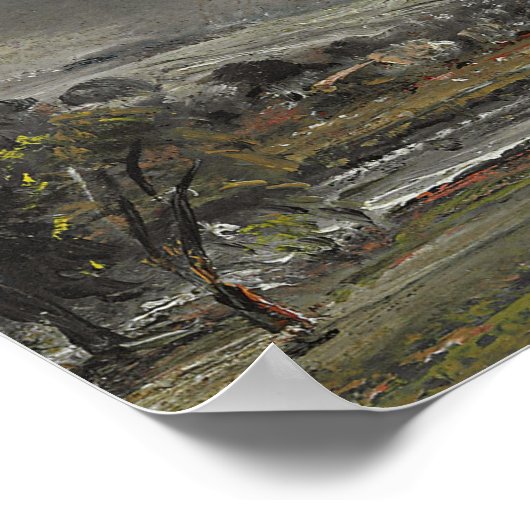 Constable - een Uitzicht van Salisbury Poster (Hoek)