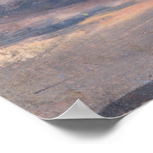 Constable - een wolkenonderzoek Sunset Poster (Hoek)