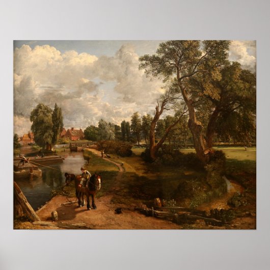 Constable - Flatford Mill 1816 Poster (Voorkant)