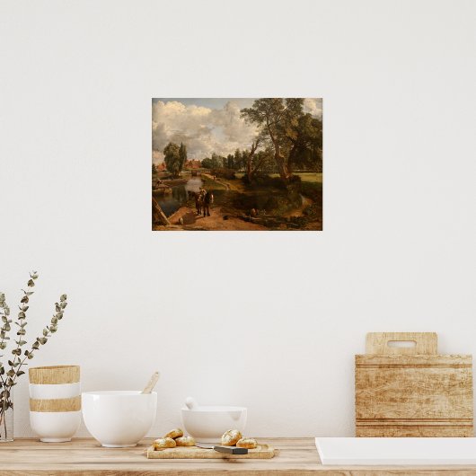 Constable - Flatford Mill 1816 Poster (Keuken)
