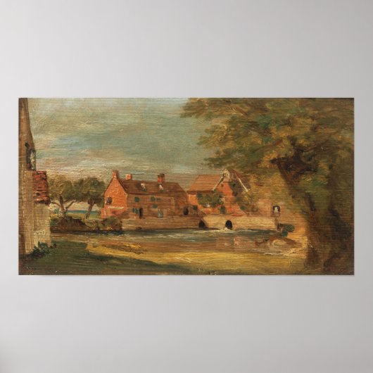 Constable - Flatford Mill Poster (Voorkant)