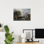 Constable - Gezicht op de Stour bij Dedham Poster (Thuiskantoor)