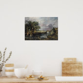 Constable - Gezicht op de Stour bij Dedham Poster (Keuken)