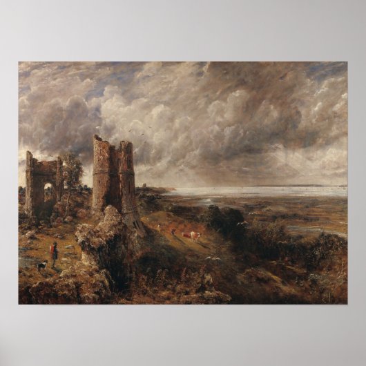 Constable - Hadleigh Castle Monding van de Theems Poster (Voorkant)