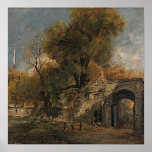 Constable - Harnham Gate, Salisbury Poster (Voorkant)