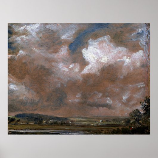 Constable - Harnham Ridge Salisbury Poster (Voorkant)