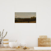 Constable - Herder die over Dedham Vale kijkt Poster (Keuken)