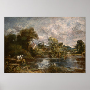 Constable - het witte paard poster