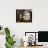Constable - Kathedraal van Salisbury vanuit de tui Poster (Thuiskantoor)