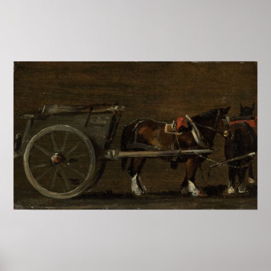 Constable - paarden en karton poster (Voorkant)