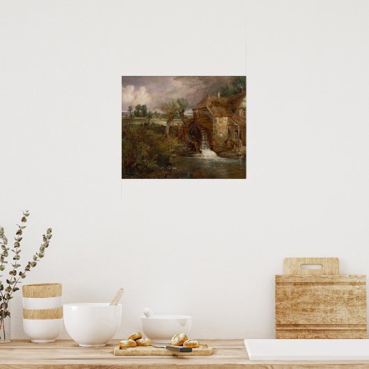 Constable - Parham Mill Gillingham Poster (Keuken)
