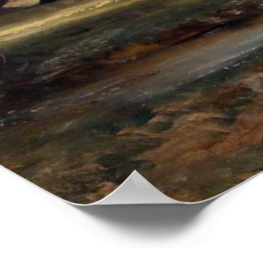 Constable - Salisbury Cathedraal Uitzicht Poster (Hoek)