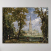 Constable - Salisbury kathedraal Poster (Voorkant)