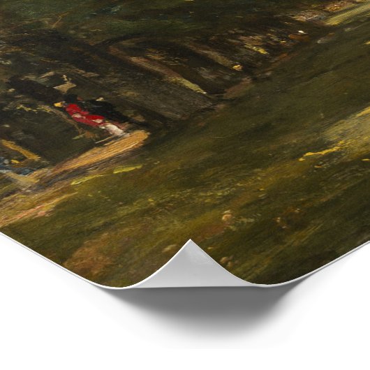 Constable - Salisbury kathedraal van de onderzeese Poster (Hoek)