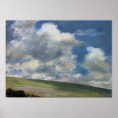 Constable - Scène op de Downs bij Brighton Poster (Voorkant)